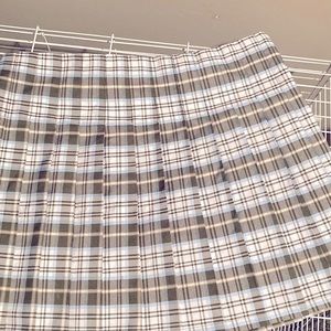Plaid skirt